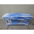 6' Fitted Elastic Tablecloth 4-sided- Fully sublimated, edge stitching & rubber protectors